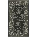 Safavieh 2 Ft. X 3 Ft. - 7 In. Accent- Indoor - Outdoor Courtyard Black And Sand Machine Made Rug CY2665-3908-2